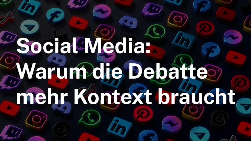 Social Media Debatte